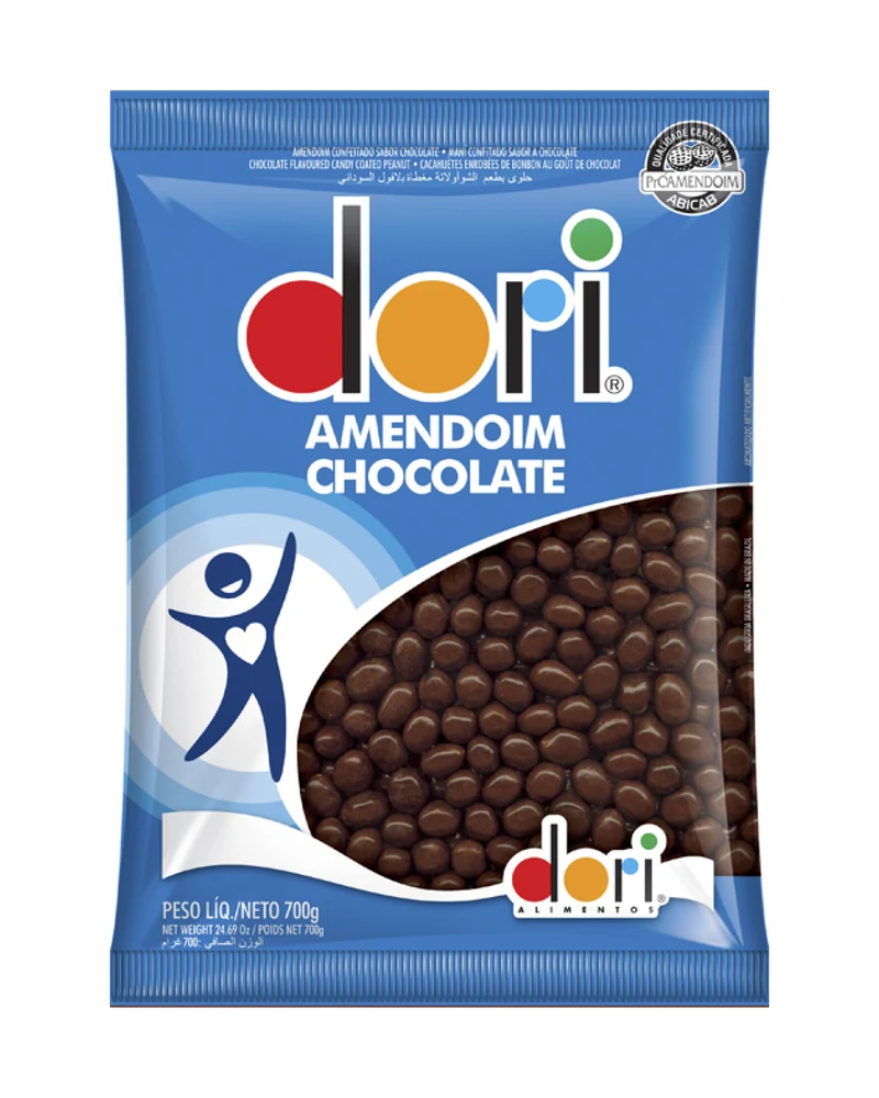 Maní con chocolate