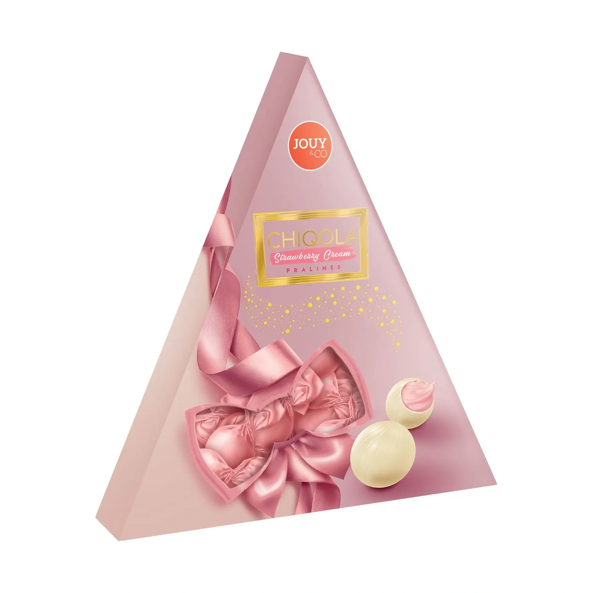 Bombonera Triángulo Chocolate blanco