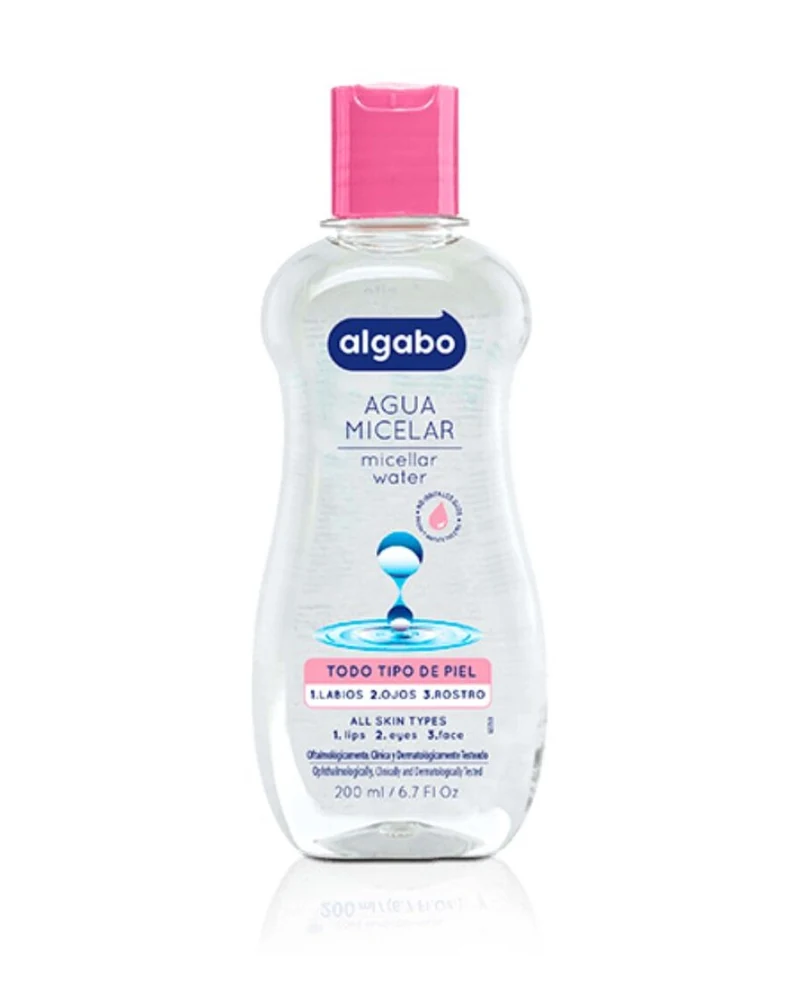 Agua Micelar Algabo 200 Ml, Envase de 200 ml