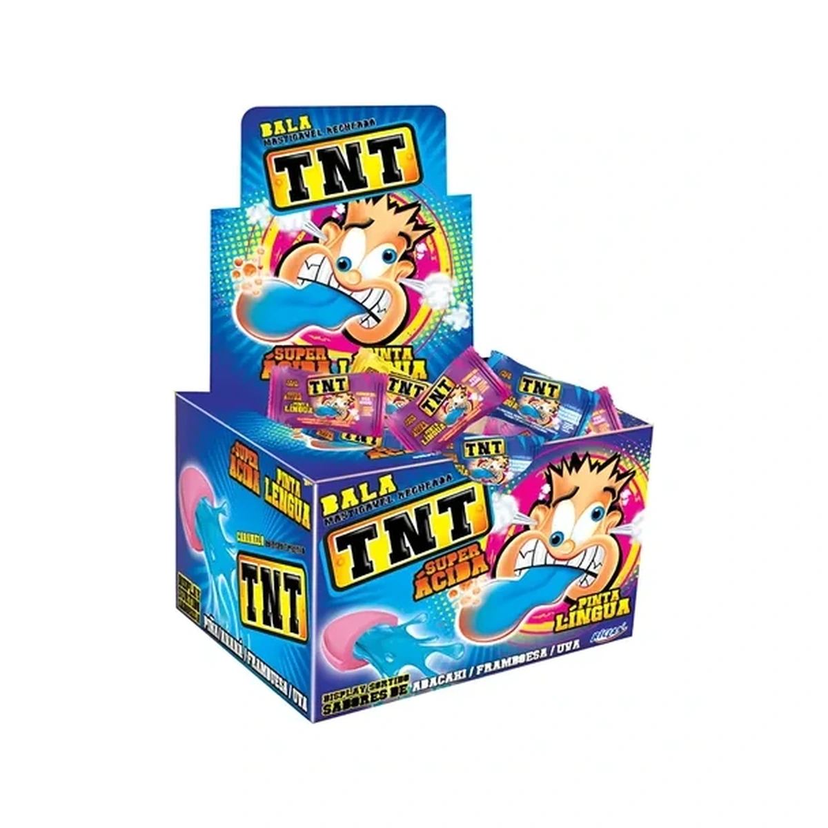 Caramelo relleno Tnt Pinta Lengua X 60, Presentación x 60 unidades
