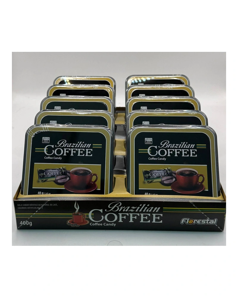 Caramelos Forestal — Caramelo Lata Forestal Cafe 40 Grs X 10, Café · Presentación x 10 unidades de 40 g