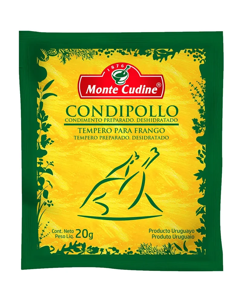 Condipollo 20 Grs X 24 Unid, Presentación x 24 unidades de 20 g — marca Monte Cudine