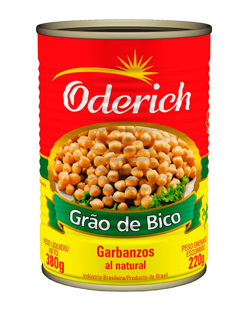 Garbanzos Oderich 380 Grs, Envase de 380 g