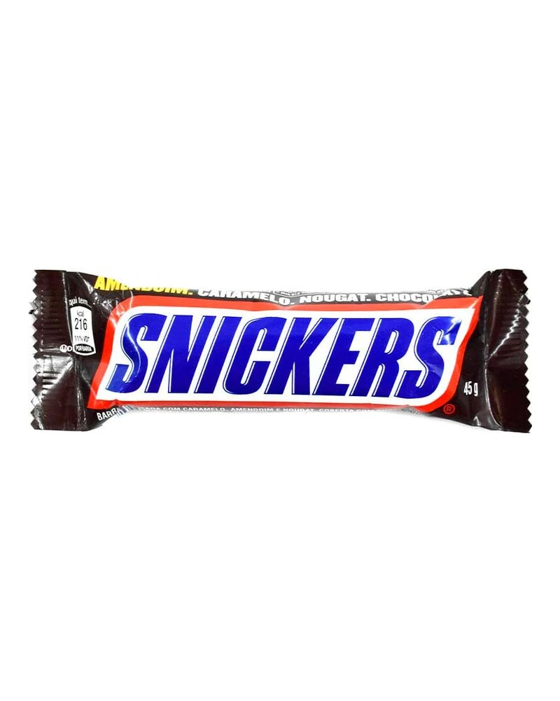 Snickers 45 Grs Display X 20 Unid, Presentación x 20 unidades de 45 g