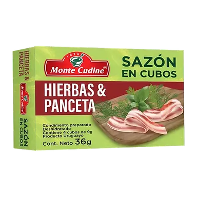 Sazón de hierbas y panceta Monte Cudine