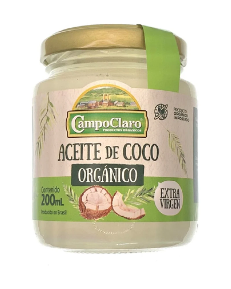 Aceite De Coco Extra Campo Claro — Aceite De Coco Extra 200 Ml Campoclaro, Envase de 200 ml Aceite De Coco Extra Campo Claro — Aceite De Coco Extra 200 Ml Campoclaro, Envase de 200 ml