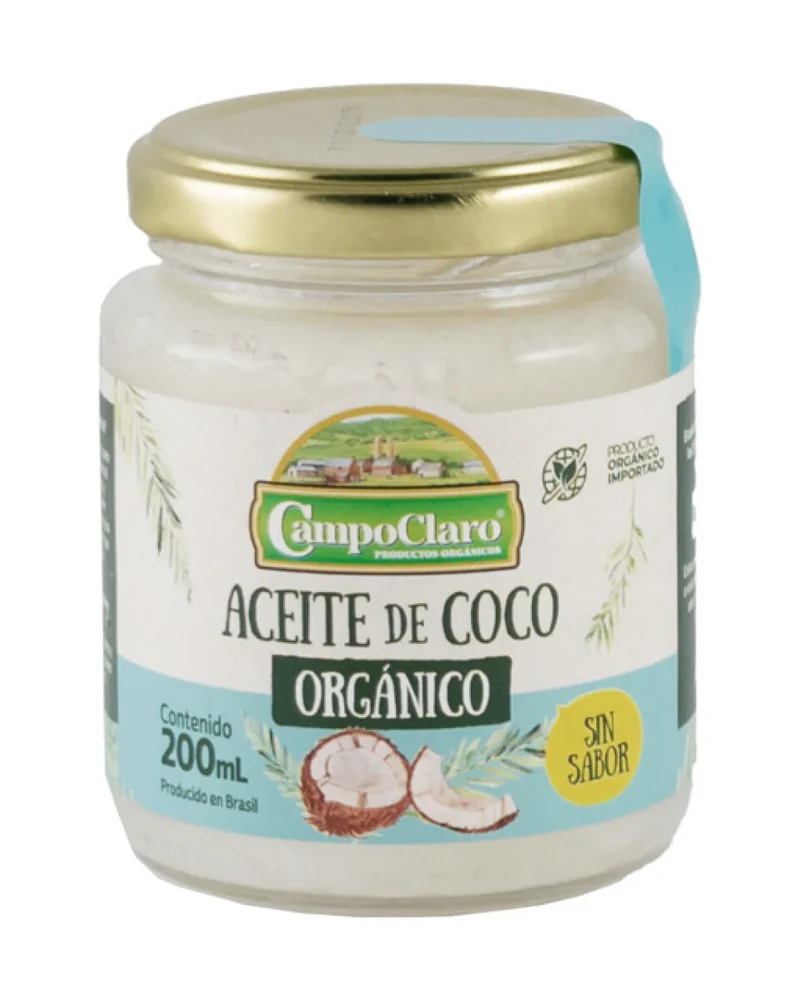 Aceite De Coco sin Sabor Campo Claro — Aceite De Coco sin Sabor 200 Ml Campoclaro, Envase de 200 ml Aceite De Coco sin Sabor Campo Claro — Aceite De Coco sin Sabor 200 Ml Campoclaro, Envase de 200 ml