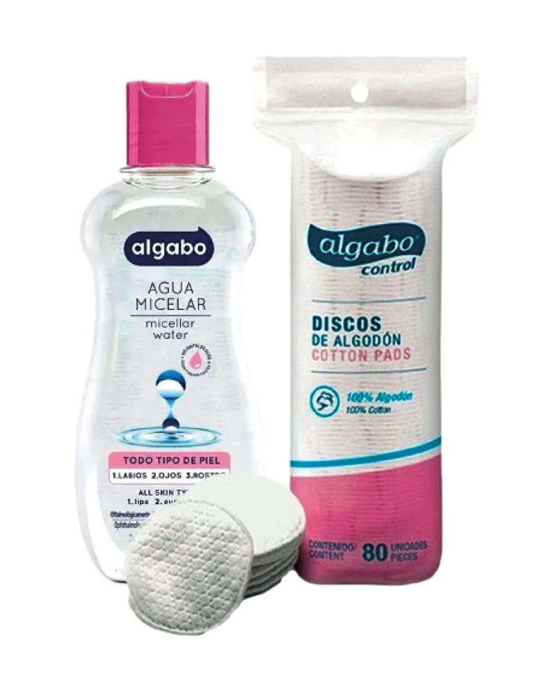 Agua Micelar Algabo con Dispensador