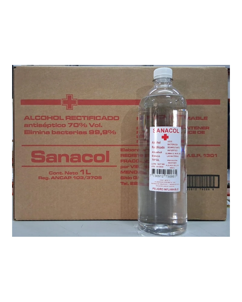 Alcohol Rectificado Lit Sanacol