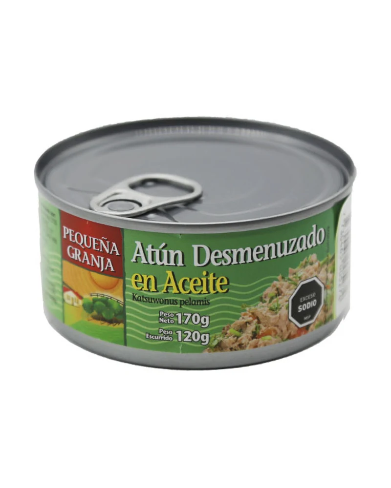 Atun Desmenuzado En Agua Pequeña Granja
