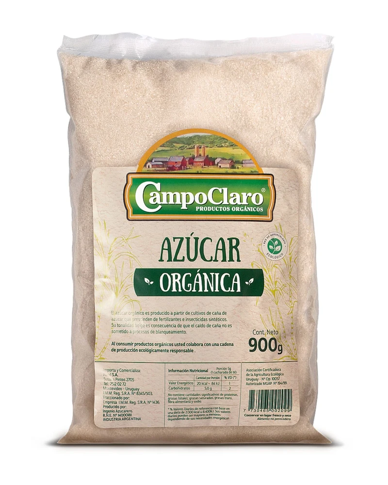 Azúcar Orgánica Campo Claro Azúcar Orgánica Campo Claro