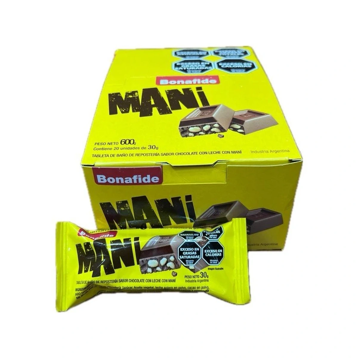 Bonafide Maní Tab Chocolate Leche