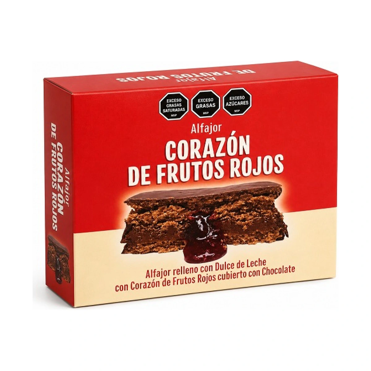 Deleite Alfajor Frutos Rojos