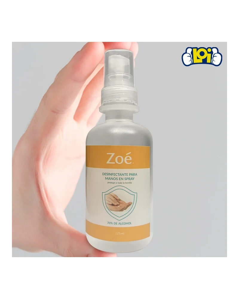 Desinfectante en spray para manos Zoe