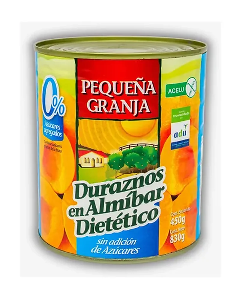 Duraznos En Almibar Pequeña Granja, Unidad Duraznos En Almibar Pequeña Granja, Unidad
