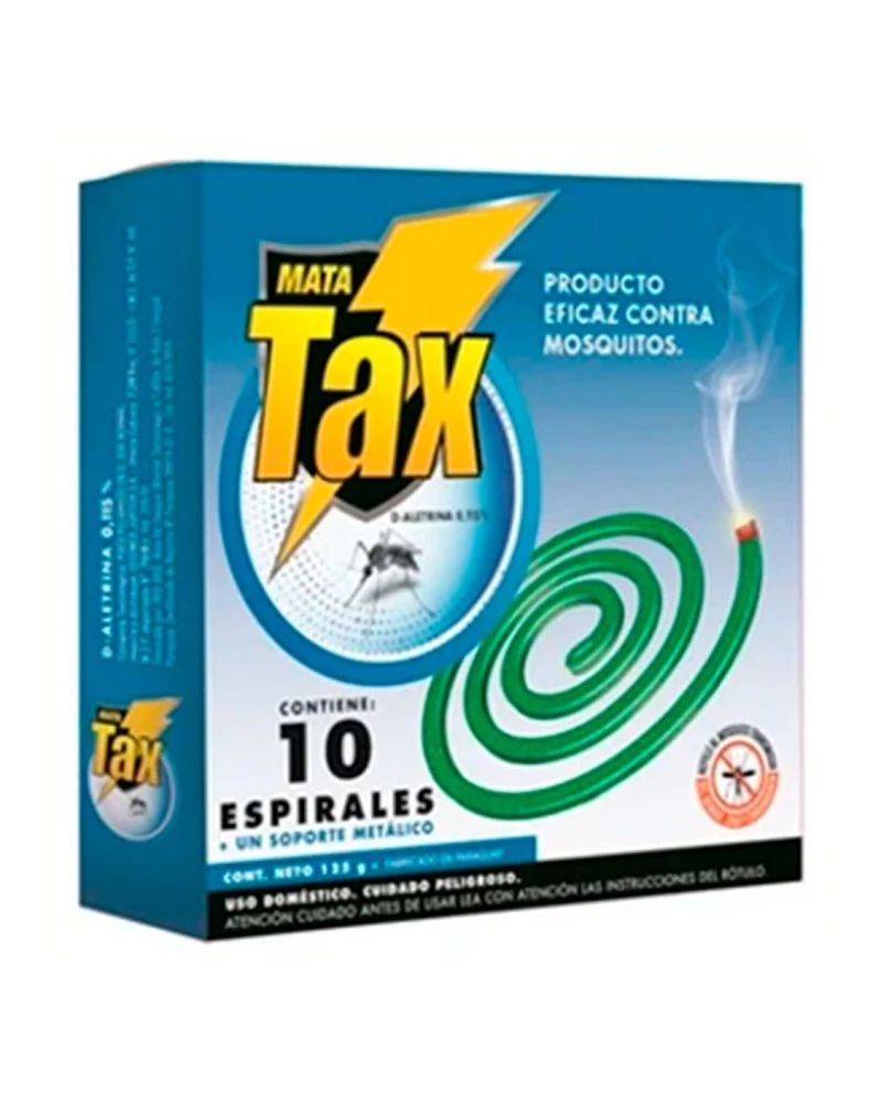 Espirales Tax X 10 Unidades, Presentación x 10 unidades Espirales Tax X 10 Unidades, Presentación x 10 unidades