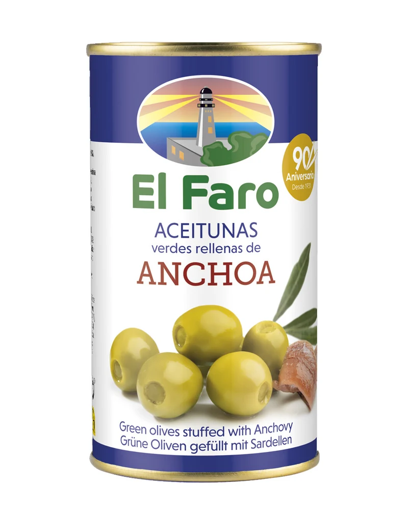 Faro Aceitunas relleno Anchoas Faro Aceitunas relleno Anchoas