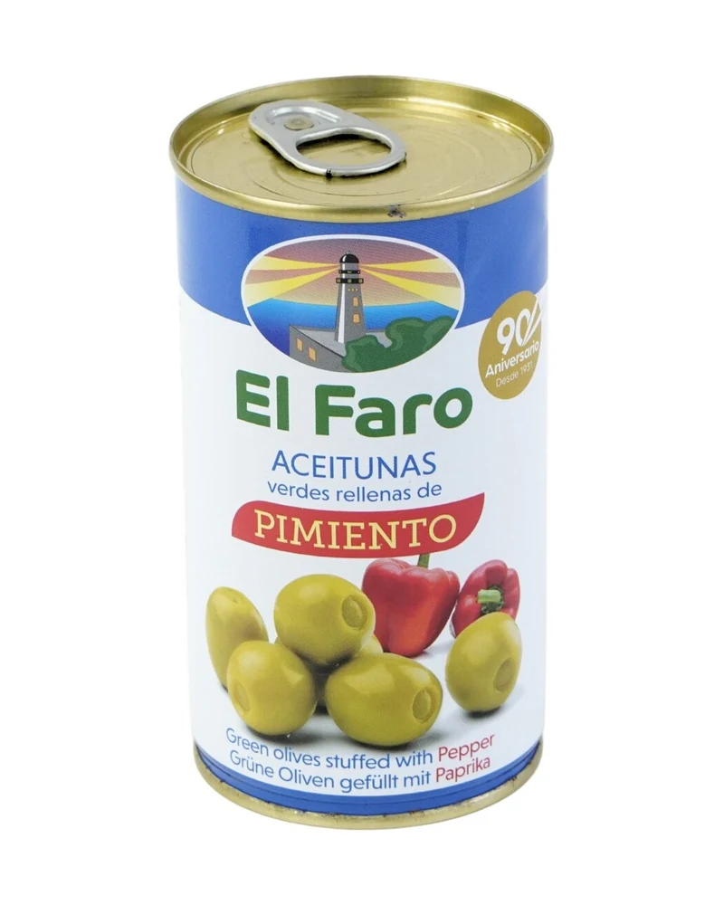 Faro Aceitunas relleno De Morron 150 Grs, Envase de 150 g Faro Aceitunas relleno De Morron 150 Grs, Envase de 150 g