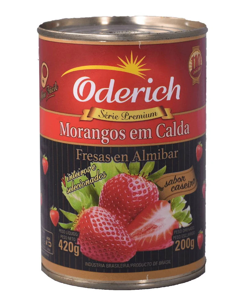 Frutillas En Almibar Pequeña Granja