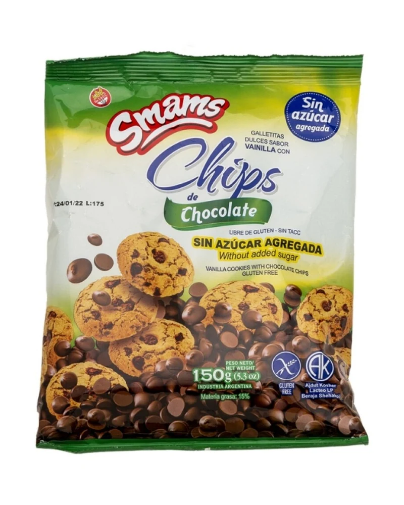 Galletas con chips Smams Galletas con chips Smams