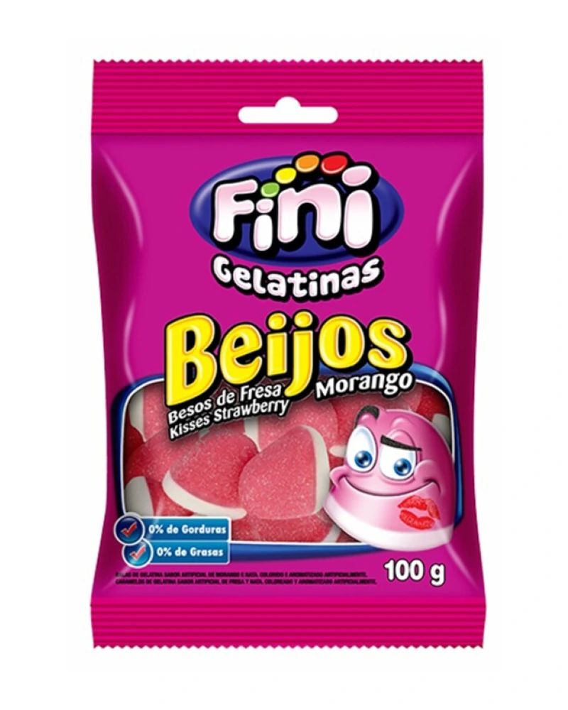 Gomitas Fini Besos de Fresa 100 Grs, Besos de Fresa · Envase de 100 g Gomitas Fini Besos de Fresa 100 Grs, Besos de Fresa · Envase de 100 g