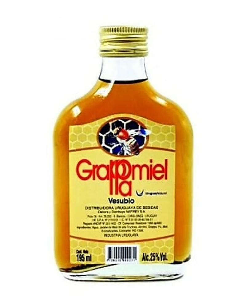 Grapa Miel Vesubio Petaca Grapa Miel Vesubio Petaca