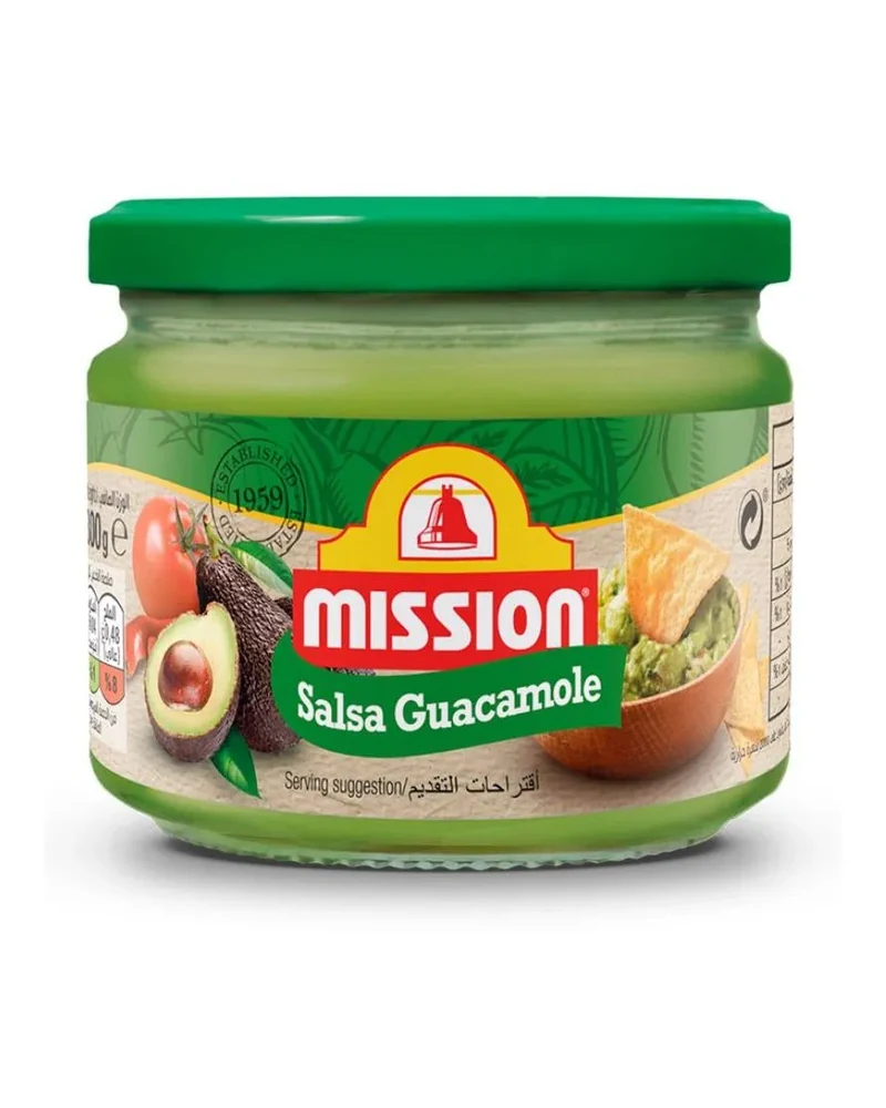 Mission Salsa Guacamole 300 Grs, Envase de 300 g Mission Salsa Guacamole 300 Grs, Envase de 300 g