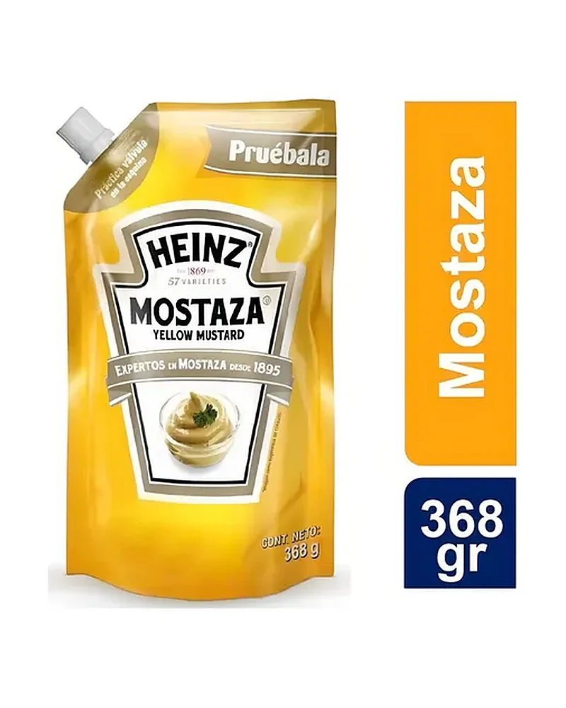 Mostaza Heinz Doypack 200 Grs, Tradicional · Doypack de 200 g Mostaza Heinz Doypack 200 Grs, Tradicional · Doypack de 200 g