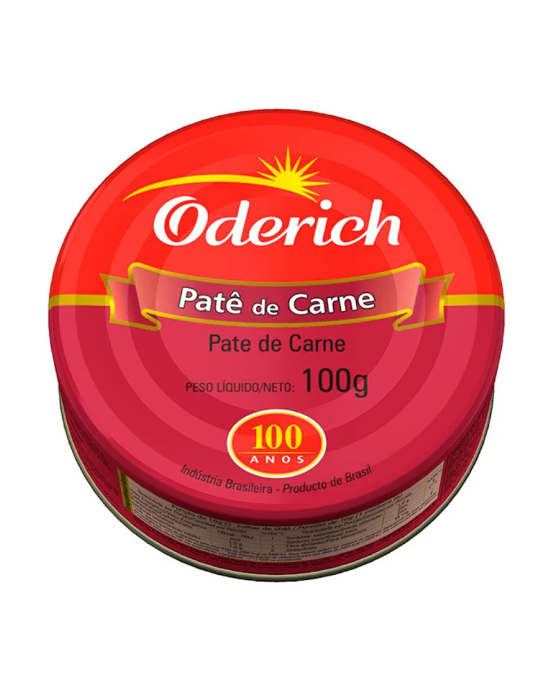 Pate De Carne 100 Grs con Af, Envase de 100 g — marca Oderich Pate De Carne 100 Grs con Af, Envase de 100 g — marca Oderich
