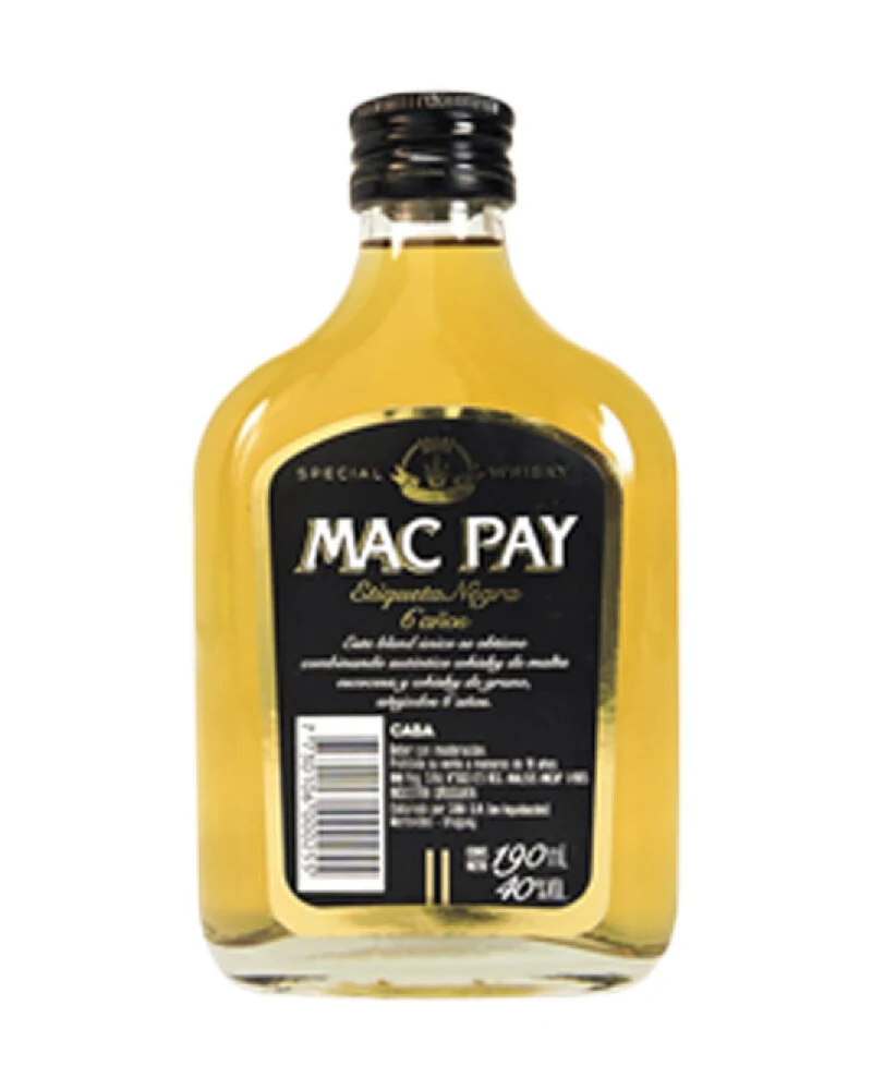 Petaca Mc Pay Etiqueta Negra Petaca Mc Pay Etiqueta Negra