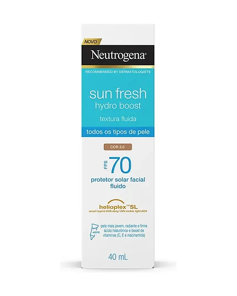 Protector solar facial Neutrogena Sun Fresh FPS 50 sin color
