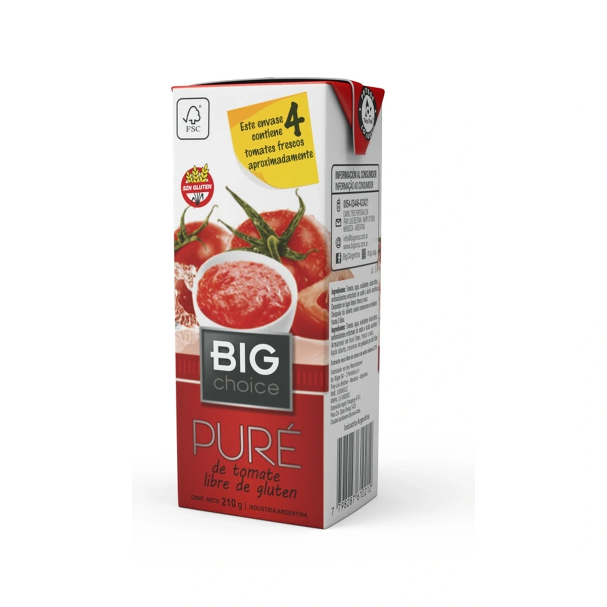 Pulpa de tomate Big Choice Pulpa de tomate Big Choice