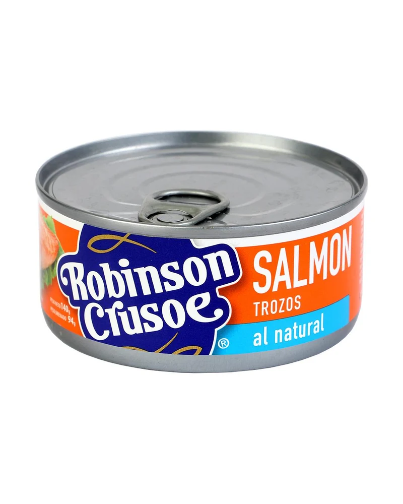 Salmón en trozos al natural Robinson Crusoe