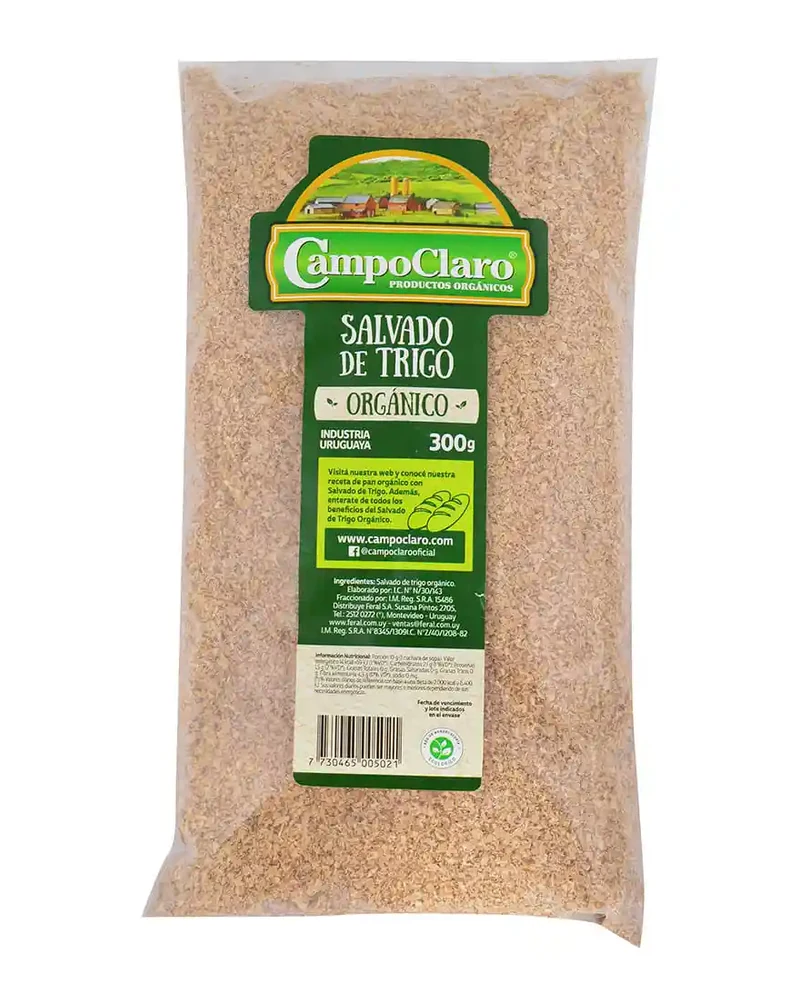 Salvado De Trigo Orgánico Campo Claro Salvado De Trigo Orgánico Campo Claro