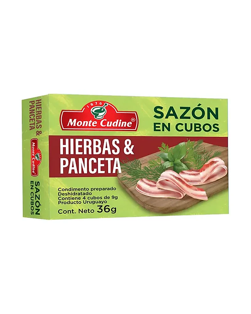Sazón de hierbas y panceta Monte Cudine