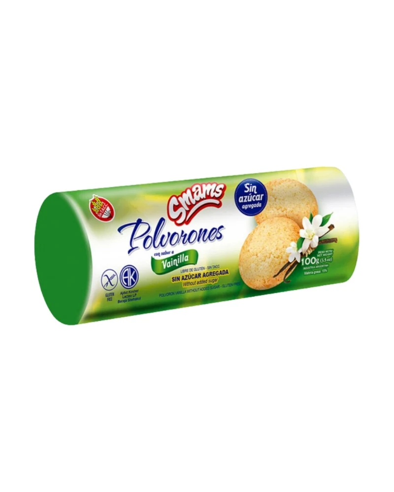 Smams Polvoron Vainilla sin Azúcar Smams Polvoron Vainilla sin Azúcar