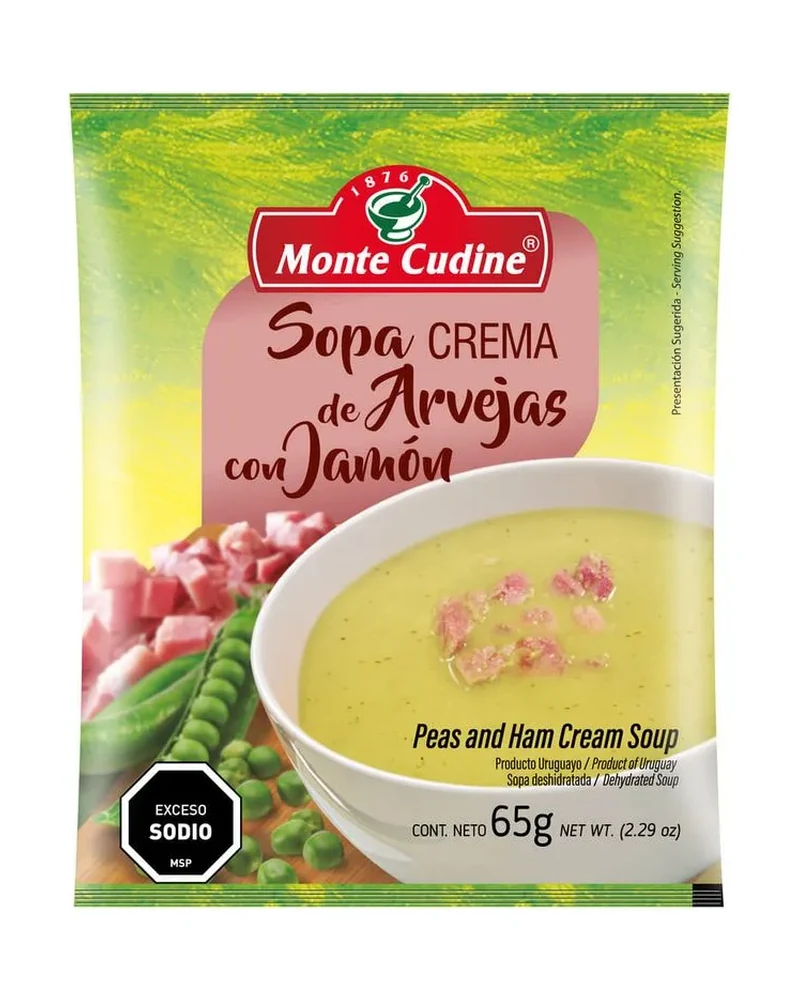Sopa Crema Arvejas con Jamón Sopa Crema Arvejas con Jamón