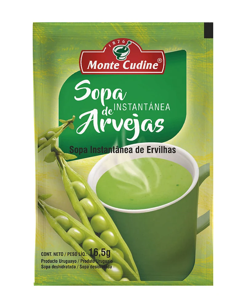 Sopa instantánea Arvejas Sopa instantánea Arvejas
