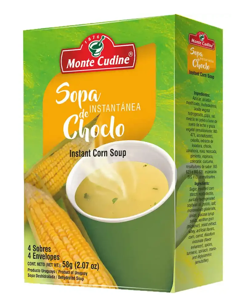 Sopa instantánea de choclo Sopa instantánea de choclo