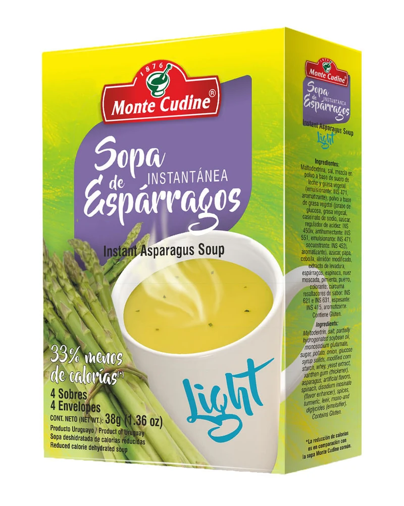 Sopa instantánea Light Esparrago Sopa instantánea Light Esparrago