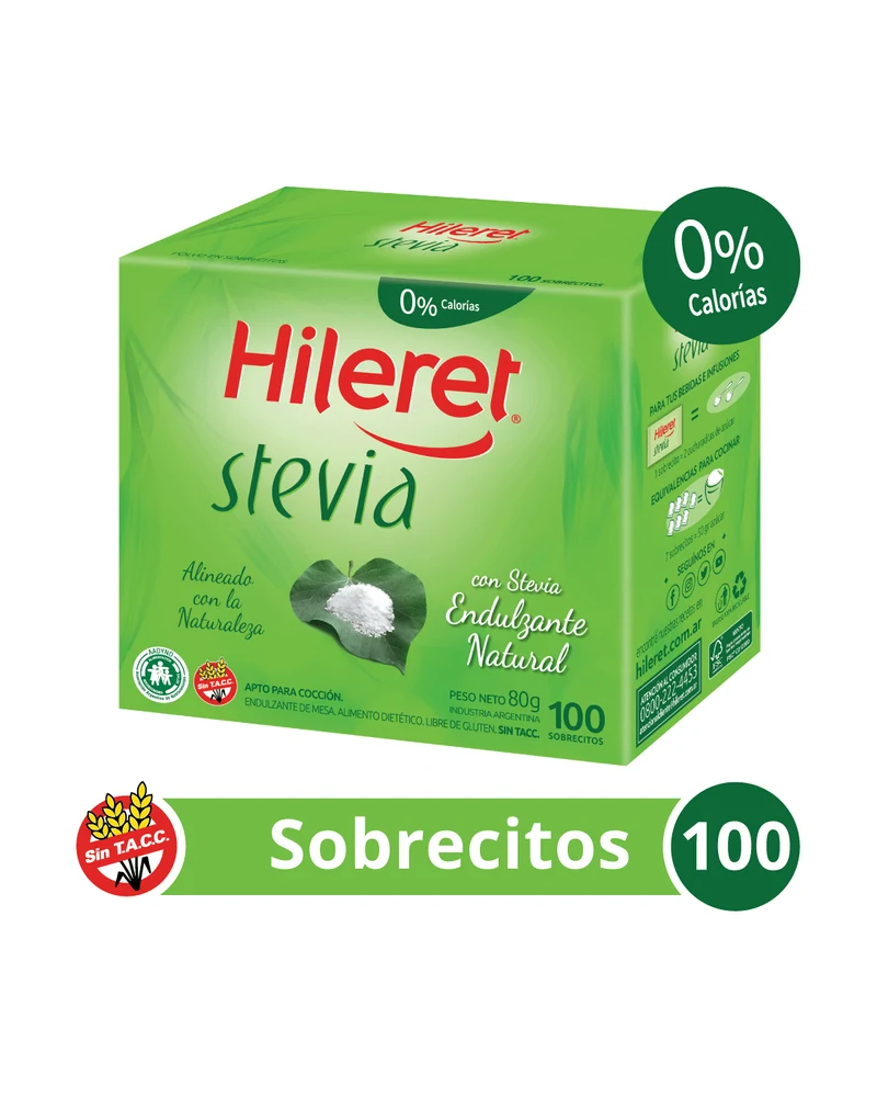 Stevia Edulc Hileret Polvo Sobres Stevia Edulc Hileret Polvo Sobres