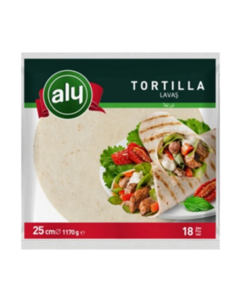 Tortilla wrap de trigo Aly — Tortilla Wrap Trigo 25 Cm X 6 (caja X15, Caja x 15 unidades Tortilla wrap de trigo Aly — Tortilla Wrap Trigo 25 Cm X 6 (caja X15, Caja x 15 unidades